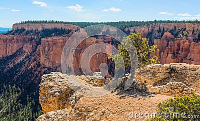 Wonderful rock formation in the Bryce Canyon National Park. Utah, US Stock Photo