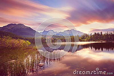 Wonderful sunrise Stock Photo