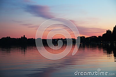 Mantova in the dusk Stock Photo