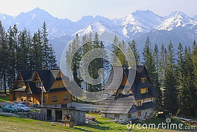 Wonderful view of Tatra mountains Stock Photo