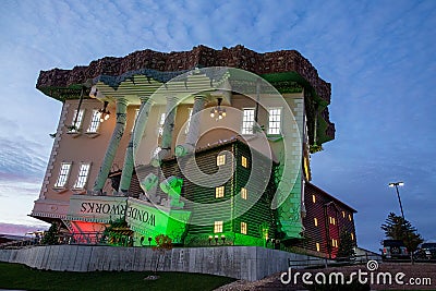 Wonderworks Amusement Park, Branson, Missouri Editorial Stock Photo