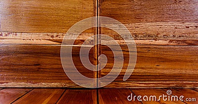 Wood background is brown. Stock Photo