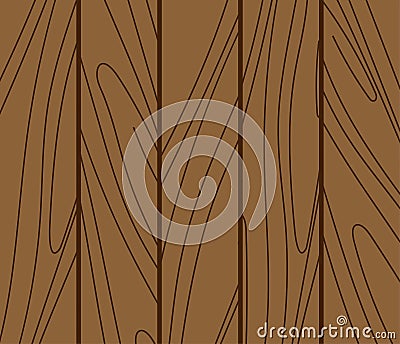 Wood background texture pattern timber board. Floor surface vintage brown panel vector. Wooden nature grunge decor element materia Vector Illustration