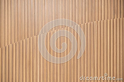 Wood battens wall pattern texture. interior design decoration background Stock Photo