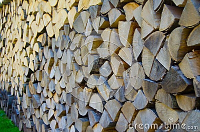 Wood block background Stock Photo