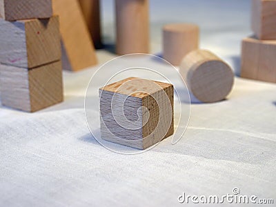 Wood blocks Stock Photo