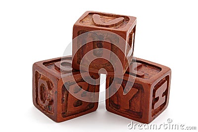 Wood blocks Stock Photo