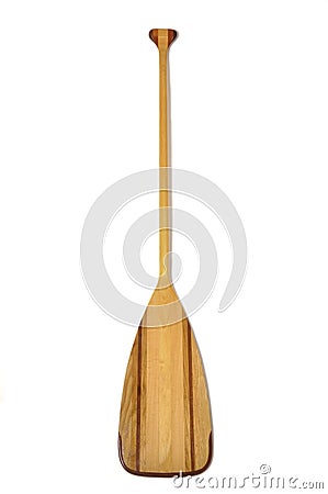 Wood Canoe Paddle Stock Images - Image: 16736594