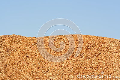 Wood chips Stock Photo
