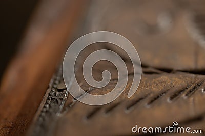 wood close up forniture elegant and craft texture background Stock Photo