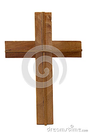 Wood Cross Stock Photo