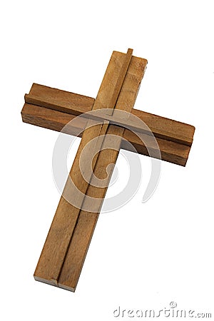 Wood Cross Stock Photo