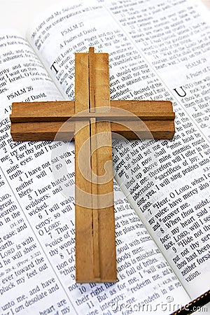 Wood Cross Stock Photo