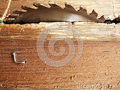Wood Cutter Stock Photo