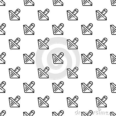 Wood dreidel pattern seamless vector Vector Illustration