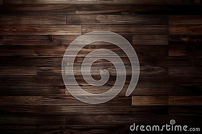 a wood floor with a dark stain of stain on the floor and a light coming from the top of the floor above the wood floor Stock Photo