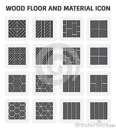 Wood Floor Icon Vector Illustration