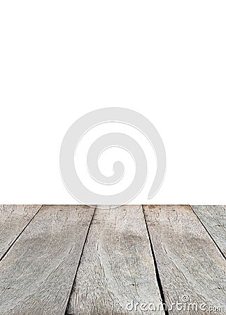 Wood Floor Texture Isolated On White Background Stock Photo