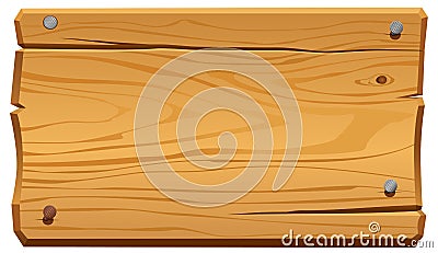 Wood frame Vector Illustration