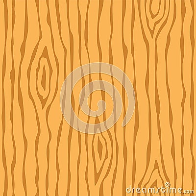 Wood grain texture. Seamless brown wooden pattern. Abstract background. Vector Illustration