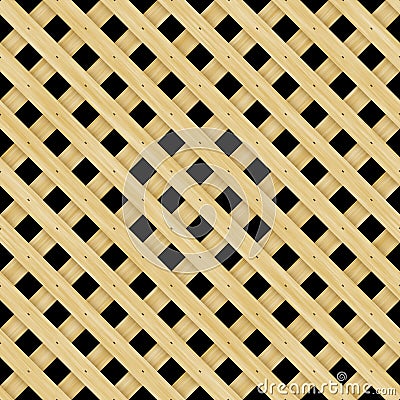 Wood Lattice Stock Photo