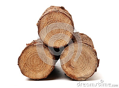 Wood log Stock Photo