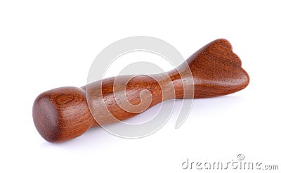 Wood Massage tool Stock Photo
