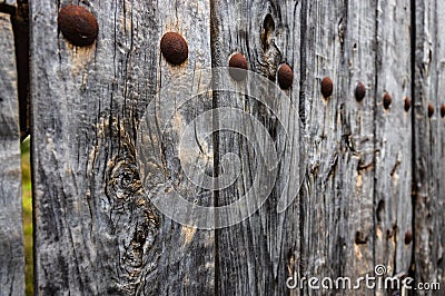 Wood old door Stock Photo