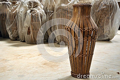 Wood ornamentation Stock Photo