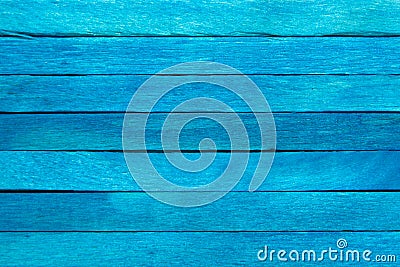 Wood plank blue background Stock Photo