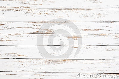 Wood plank painted in white Stock Photo