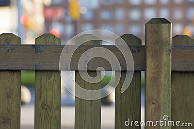 Wood railing 5 Stock Photo