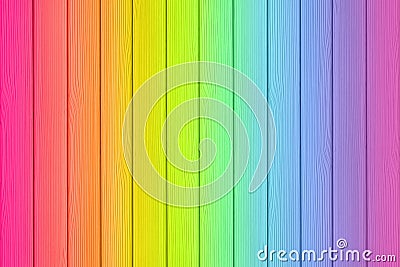 Wood rainbow colored texture as background Stock Photo