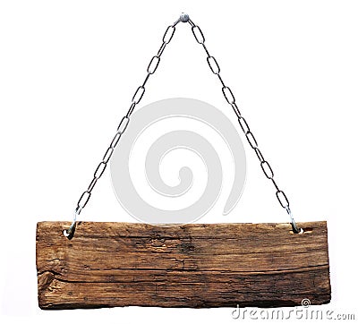 Wood sign Stock Photo