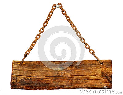 Wood sign Stock Photo