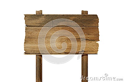 Wood sign board Stock Photo