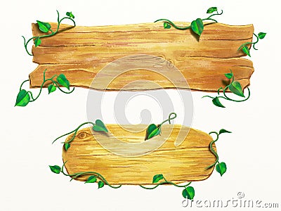 Wood signs Stock Photo