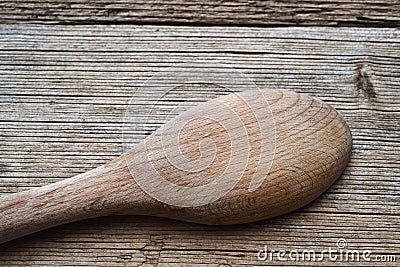 Wood spoon Stock Photo