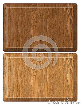 Wood tag Stock Photo