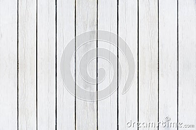 Wood texture background, white wood planks. Grunge washed wooden wall pattern Stock Photo