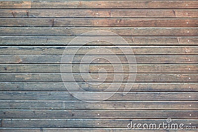 Wood texture background. Wooden planks background, weathered, with nails, top view, sharp and highly detailed Stock Photo