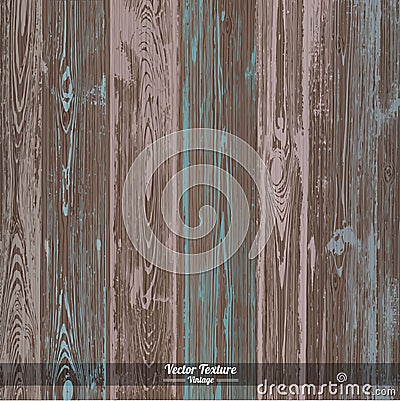Wood texture. Grey pink and blue dirty wooden background Vector Illustration