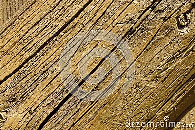 Wood Texture, Wooden Plank Grain Background, Desk in Perspective Close Up, Striped Timber, Old Table or Floor Board Stock Photo