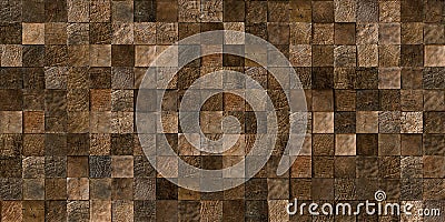 Wood tiles seamless texture Stock Photo