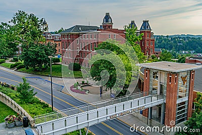 Woodburn Hall at West Virginia University Editorial Stock Photo