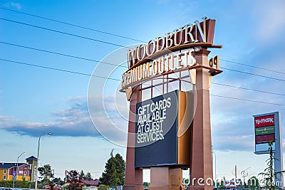 Woodburn Premium Outlets Editorial Stock Photo