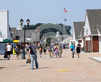 Woodbury commons outlets. Editorial Stock Photo