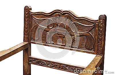Woodcarving Stock Photo