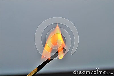 Wooden matches on white blackground sulfur object fire Stock Photo