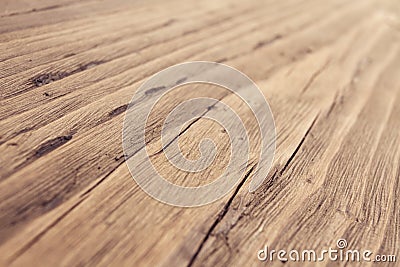 Wood Texture, Wooden Grain Background, Desk in Perspective Close Up, Striped Timber Stock Photo